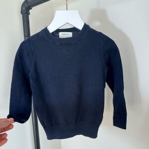 Crewcuts navy cotton crewneck sweater